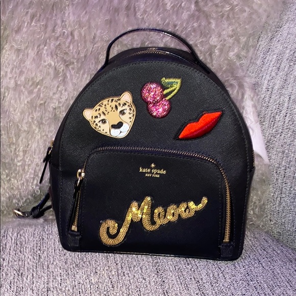 Kate spade run wild leopard tomi backpack - Picture 4 of 12